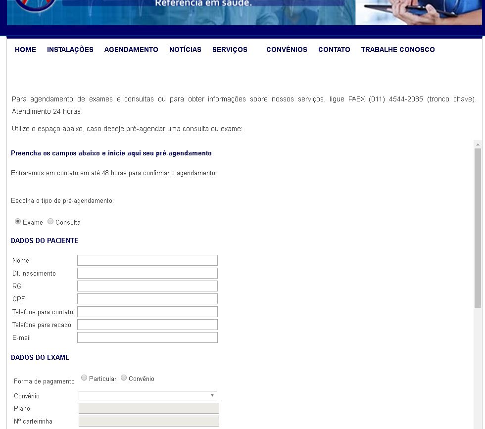 Agenda Web Hospital Amrica