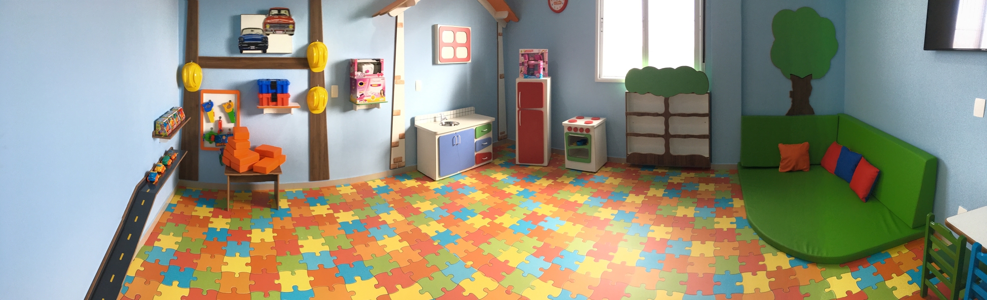área de laser infantil